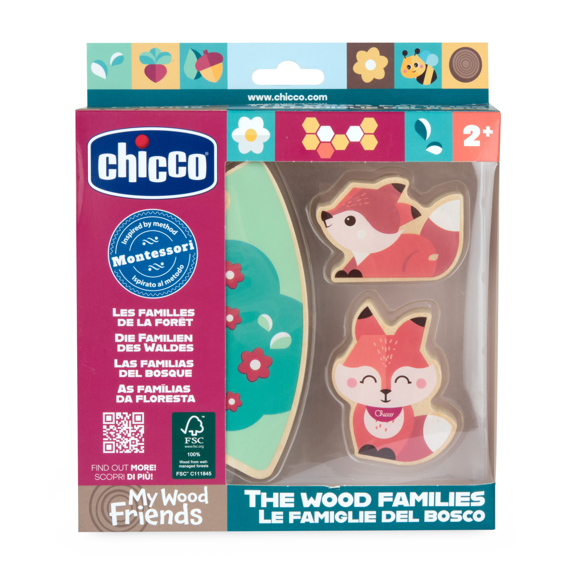 Игрушка Chicco Семья лис - фото 2