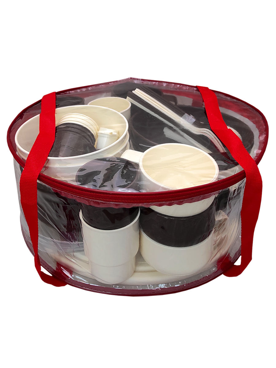 Набор посуды Solaris На 6 персон Расширенный ванильно-шоколадный S1620 - фото 19