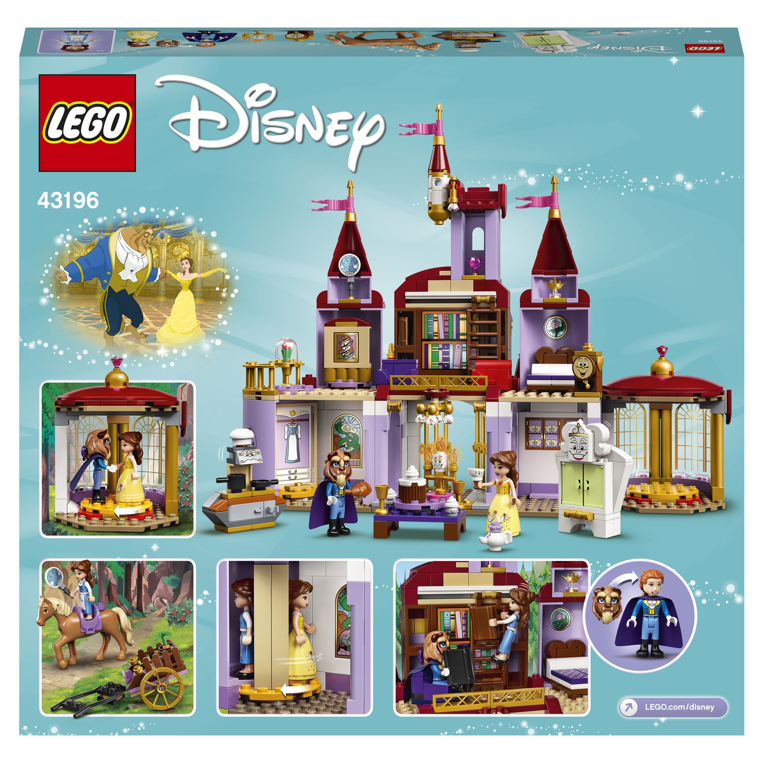 Конструктор LEGO Disney Princess Замок Белль и Чудовища 505 дет. - фото 3