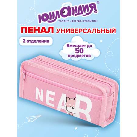 Пенал Юнландия для девочек 2 отделения
