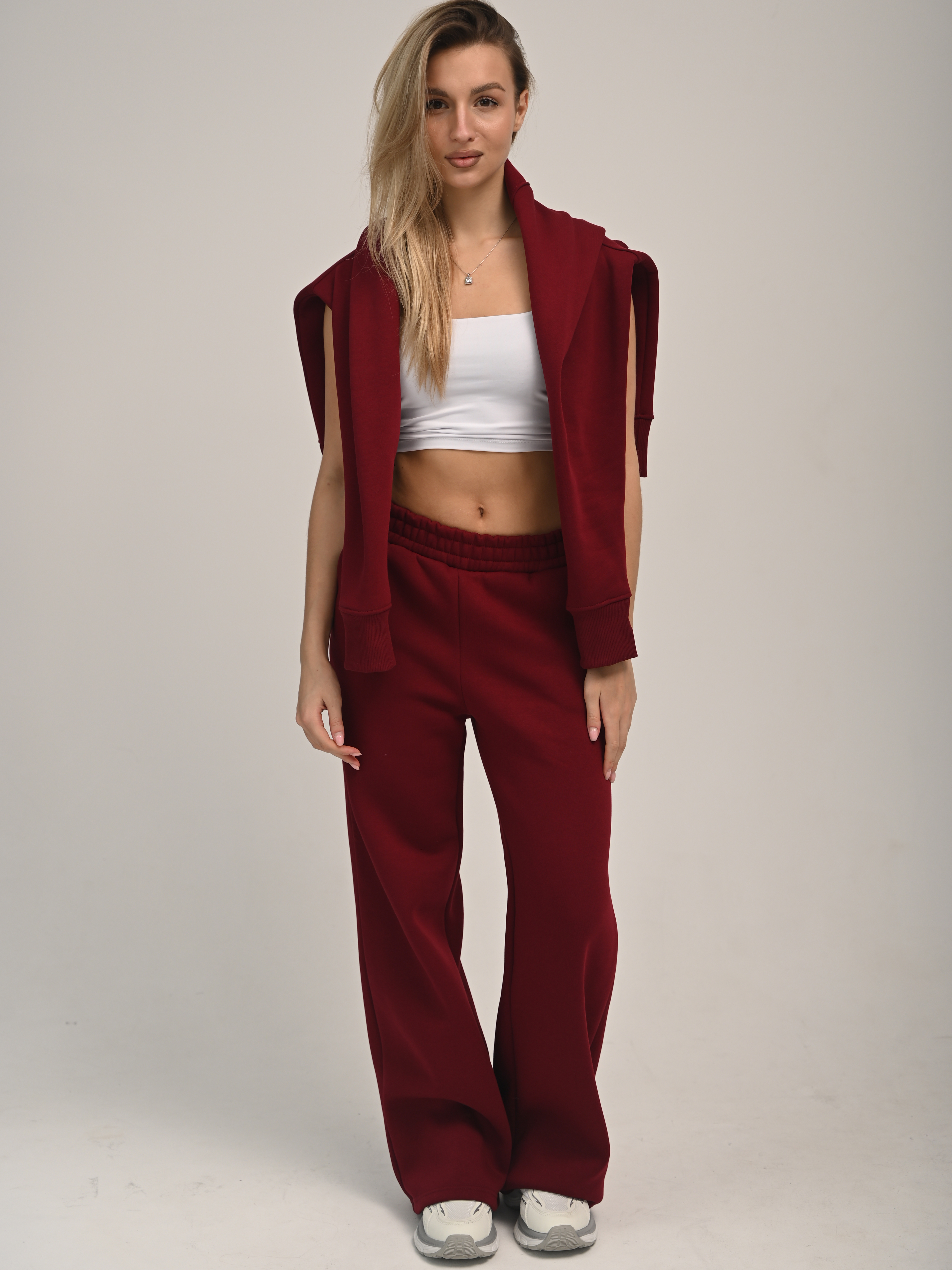 Костюм Агапэ 3058_бордовый - фото 3