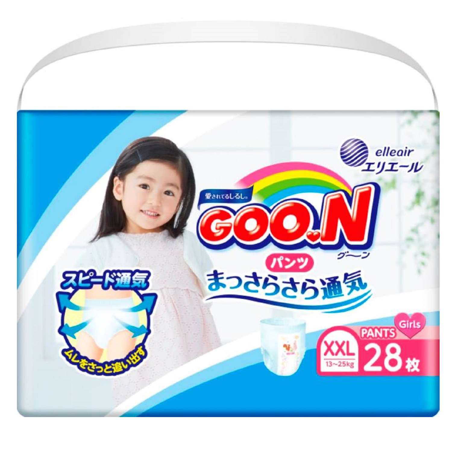 Трусики Goon для девочек XXL (13-25 кг) 28 шт. - фото 1