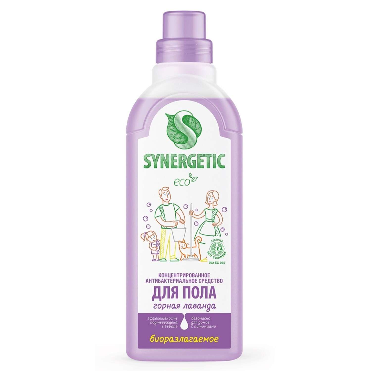 Моющее средство Synergetic 750 мл для пола и покрытий - фото 1