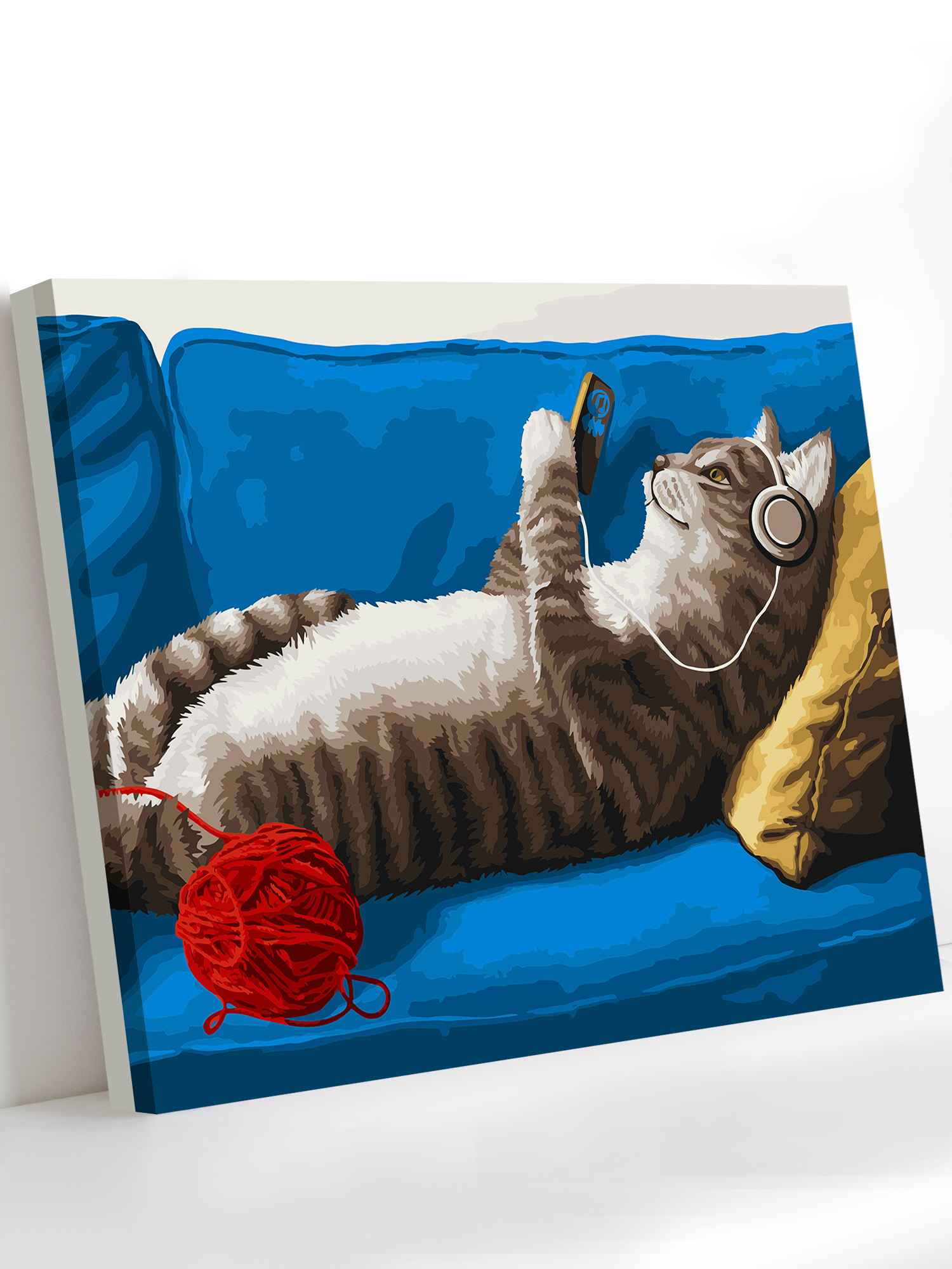 Картина по номерам Art on Canvas Будни кота в ассортименте - фото 11