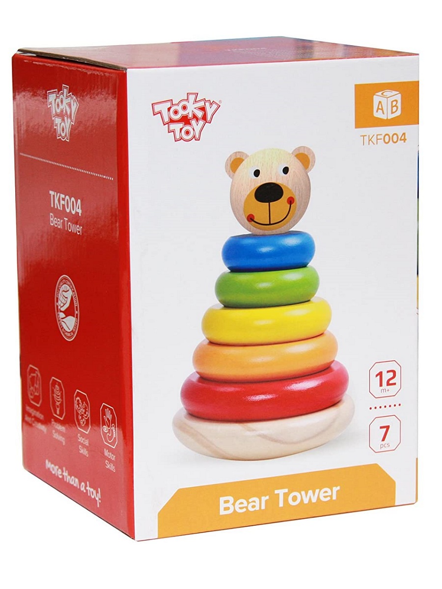 Игрушка Tooky Toy пирамидка - фото 4