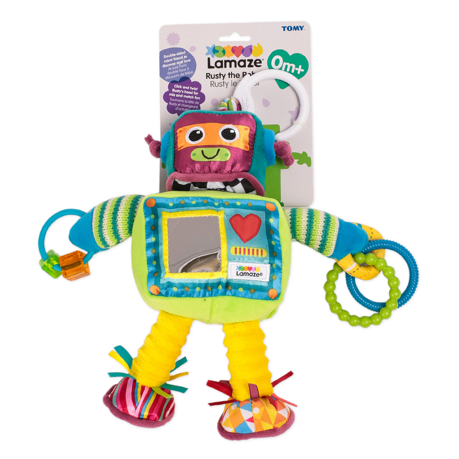Игрушка Lamaze погремушка Робот Расти - фото 2