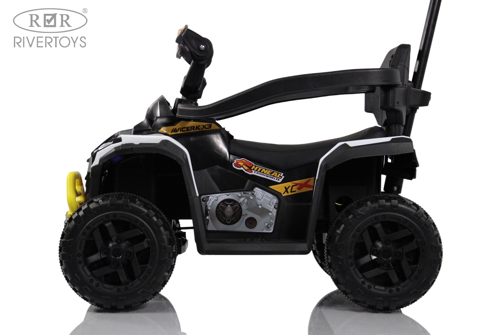 Электромобиль RIVERTOYS F003FF-NEW-WHITE - фото 3