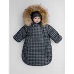Конверт в коляску Happy Baby для новорожденных синий