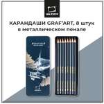 Карандаши чернографитные Малевичъ 8 шт.