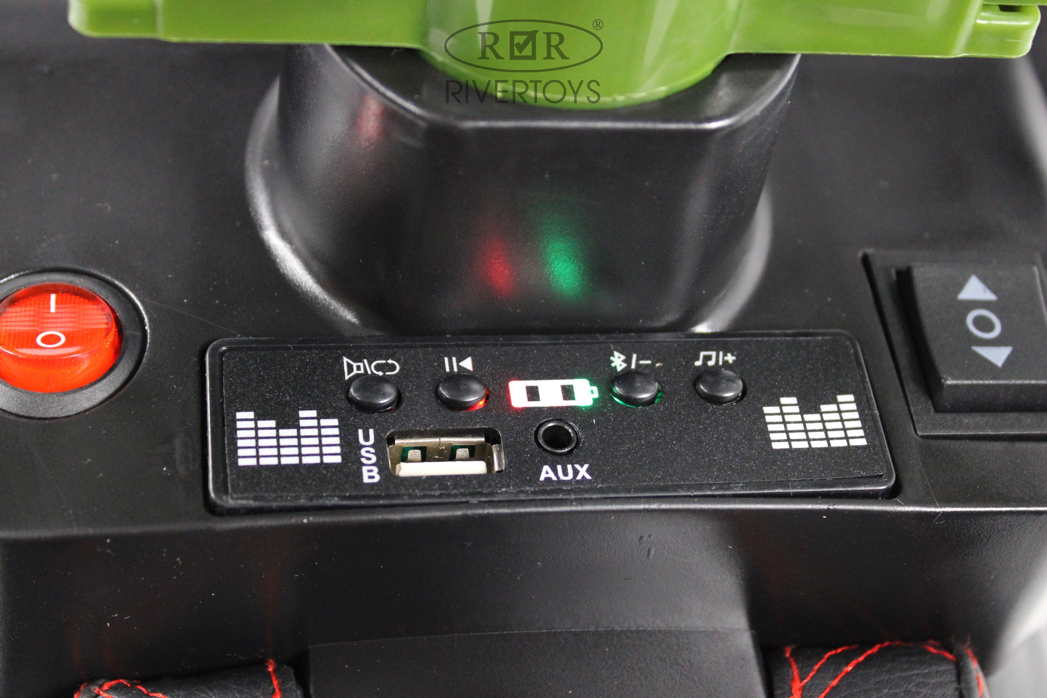 Электромобиль RIVERTOYS G005GG-GREEN С пультом ДУ - фото 22