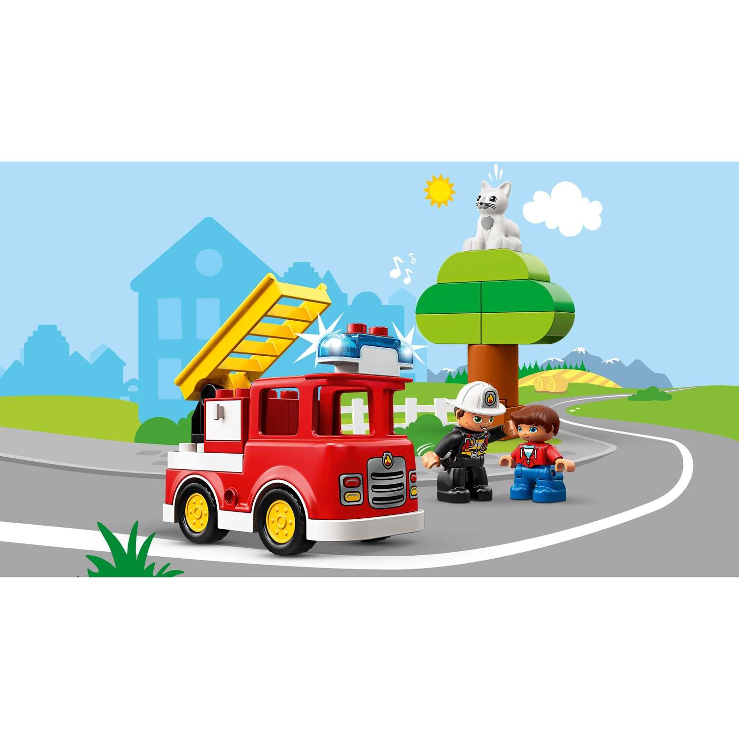 Конструктор LEGO DUPLO Town Пожарная машина блочный - фото 7