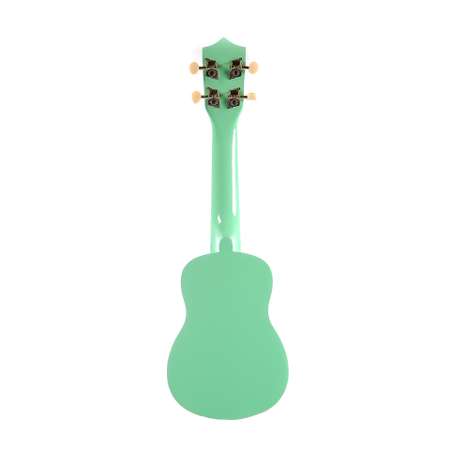 Детская гитара Belucci укулеле сопрано B21-11 Heart Light Green