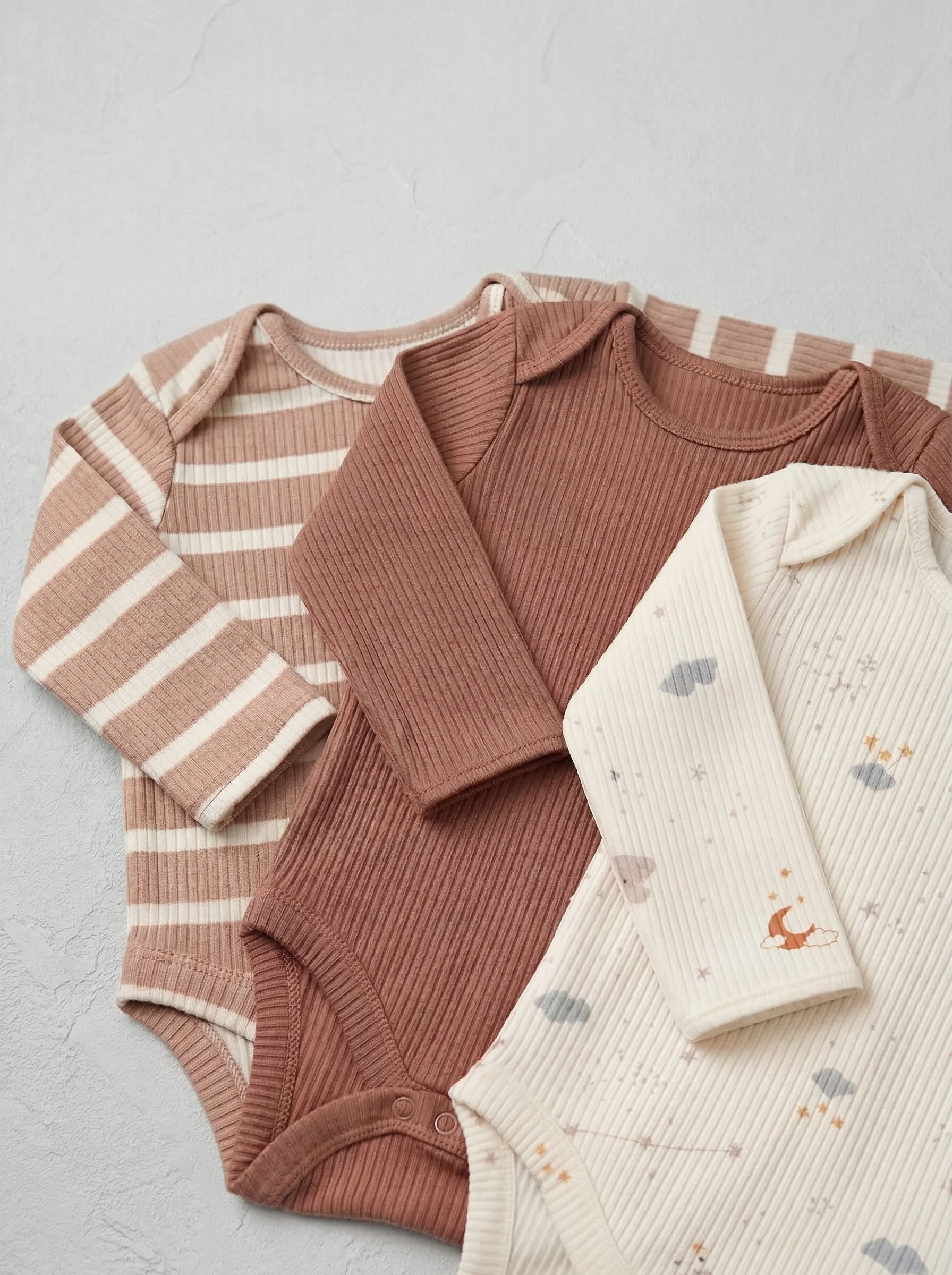 Боди 3 шт Супер Пупс нбр/3пр/бд/sk20/полоска/сон - фото 2