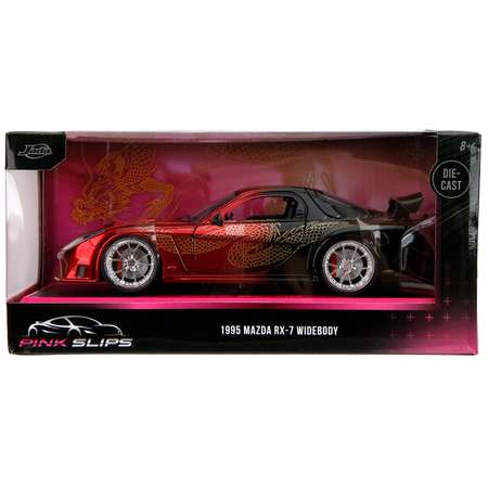 Автомобиль Jada Mazda RX-7 Widebody Pink Slips 1895 1:24