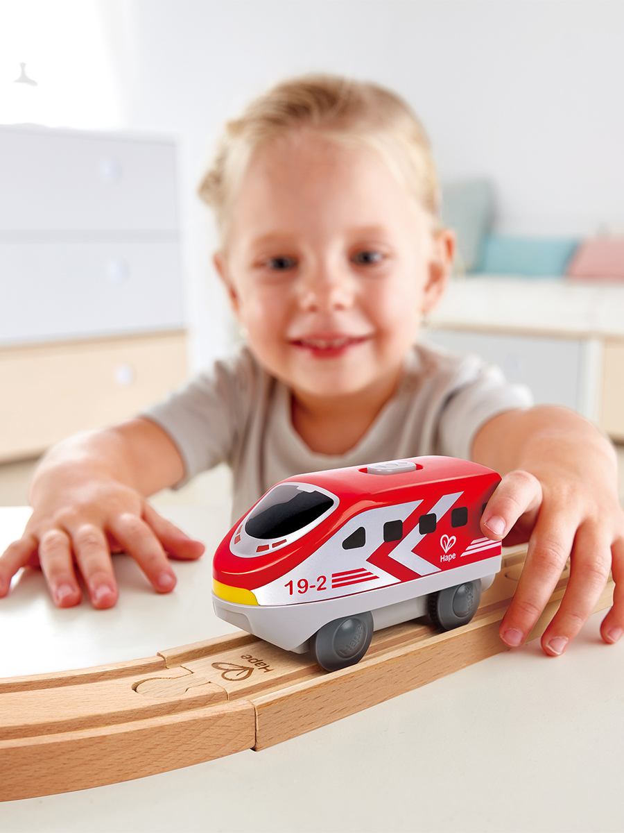 Поезд Hape 10 см E3786_HP - фото 1