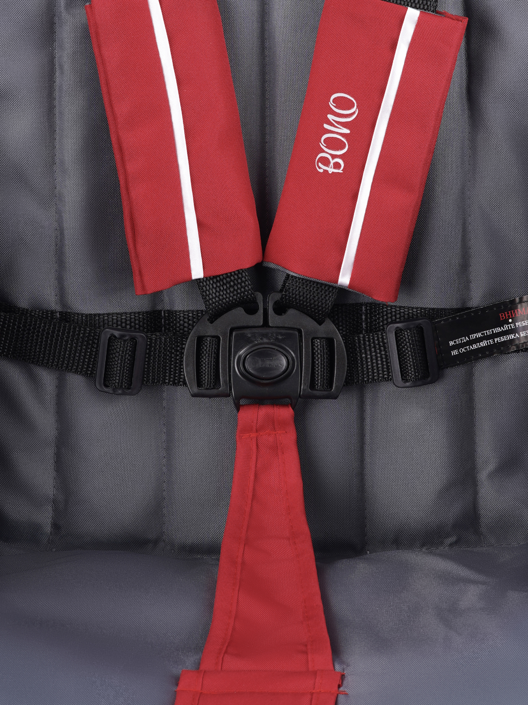 Коляска прогулочная Indigo Bono красный - фото 16