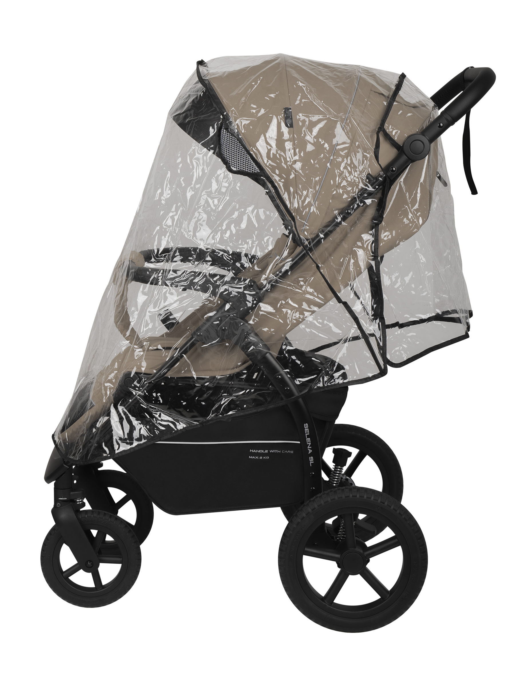 Коляска прогулочная JOVOLA Selena SL, бежевый - фото 17