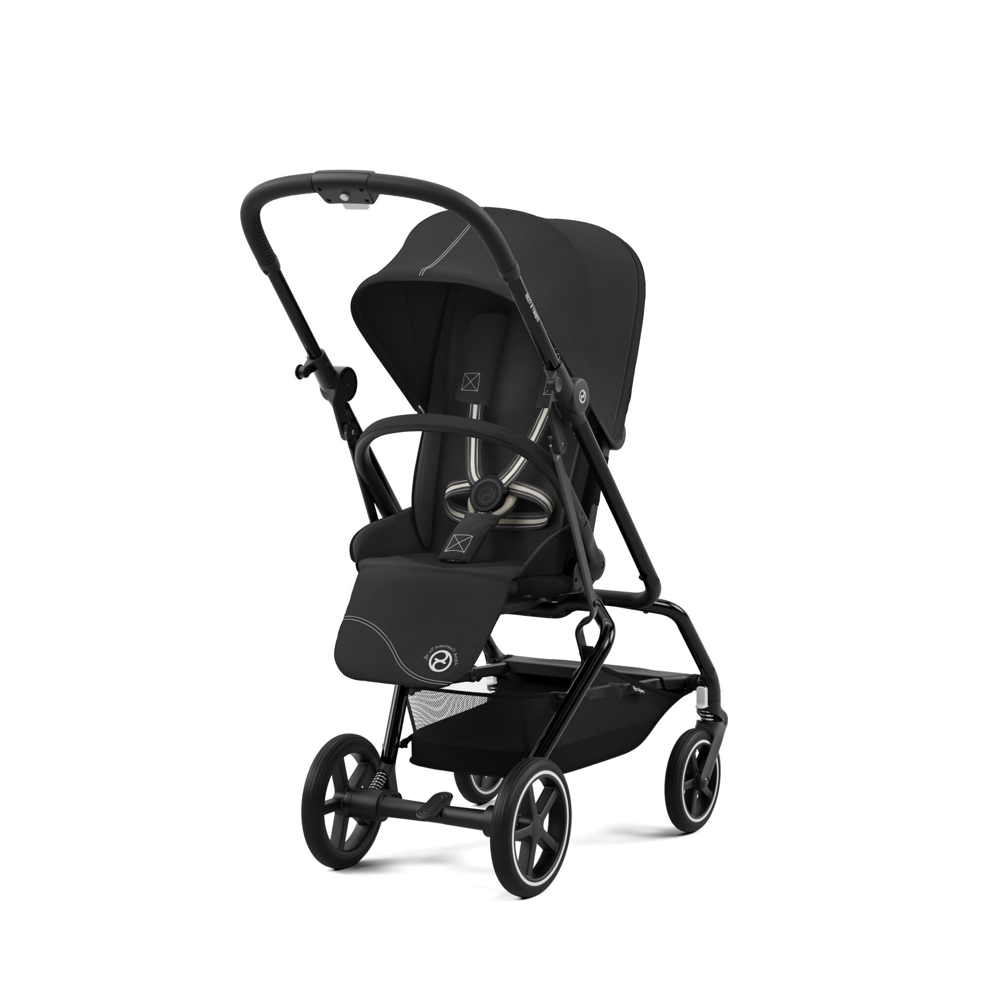 Коляска прогулочная Cybex Eezy S Twist Moon Black - фото 1