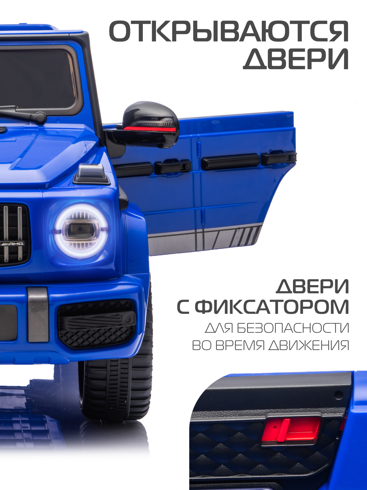 Электромобиль CITYRIDE Mercedes Benz AMG G63 С пультом ДУ - фото 4