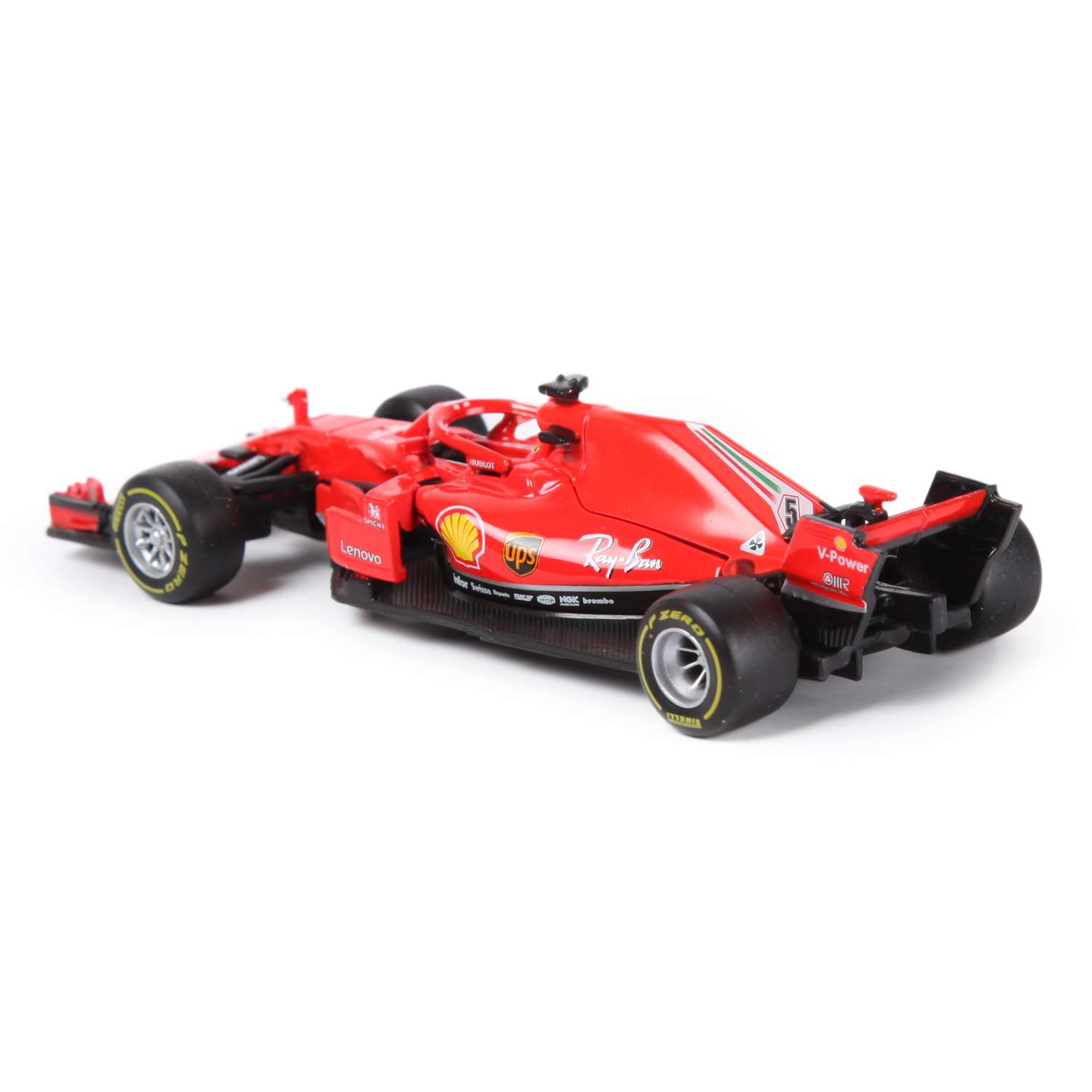 Автомобиль BBurago Ferrari Racing F71-h 18-36809W 1:43 18-36809W - фото 3