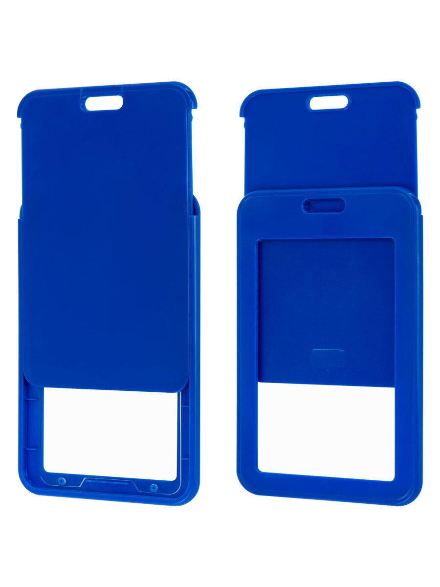 Бейдж Brauberg синий с лентой и карабином - фото 8