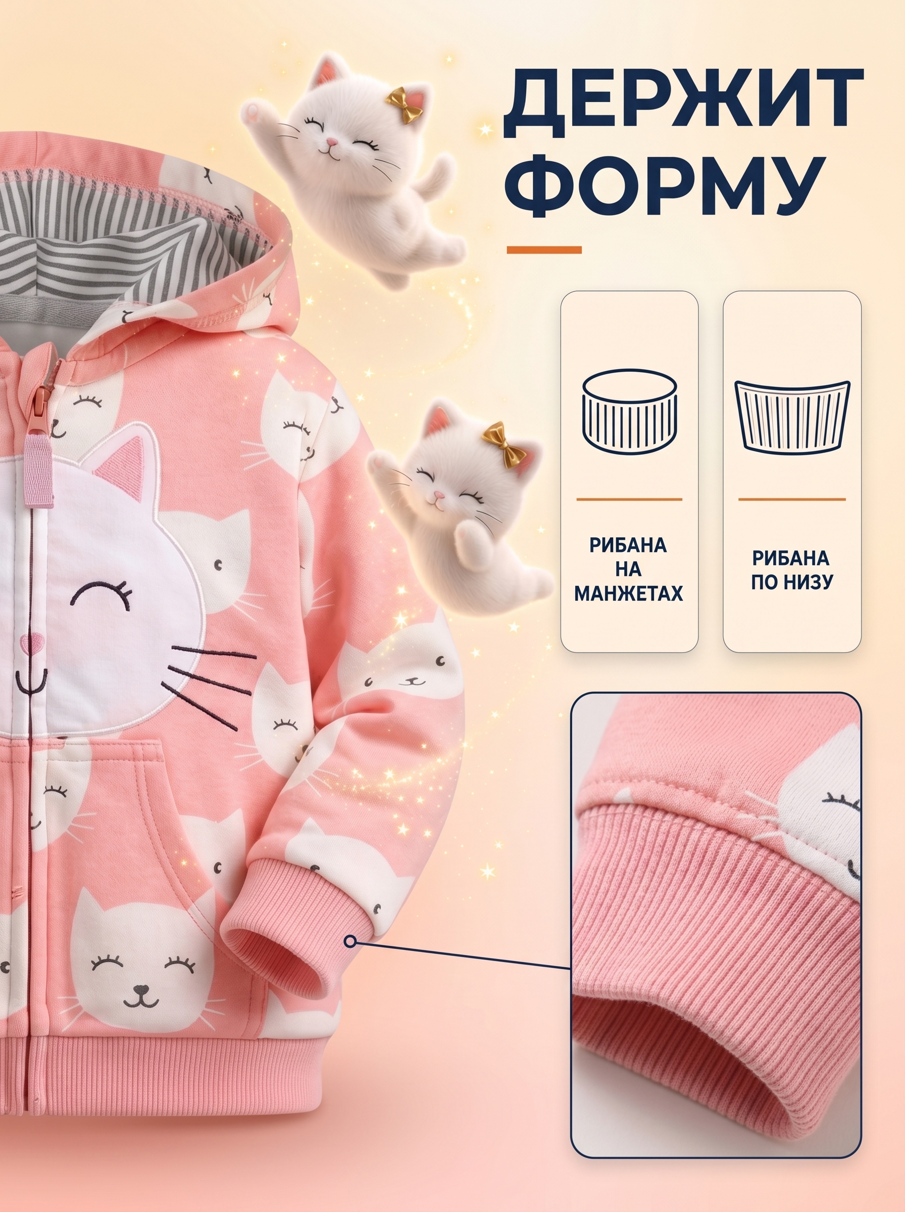 Костюм Bambooland pink-cat - фото 6