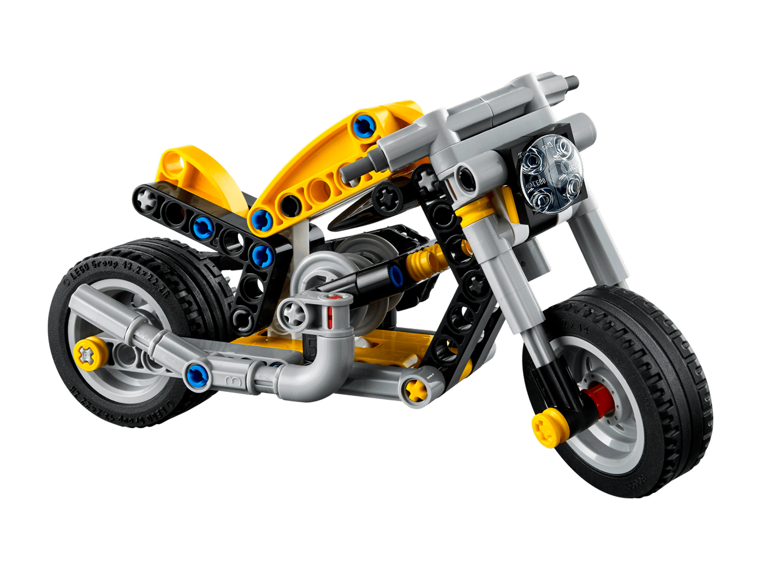 Конструктор LEGO Technic Желтый мотоцикл 42225 151 дет. - фото 1