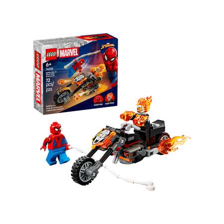 Конструктор LEGO Marvel Super Heroes Мотоцикл Человека-паука 72 дет.