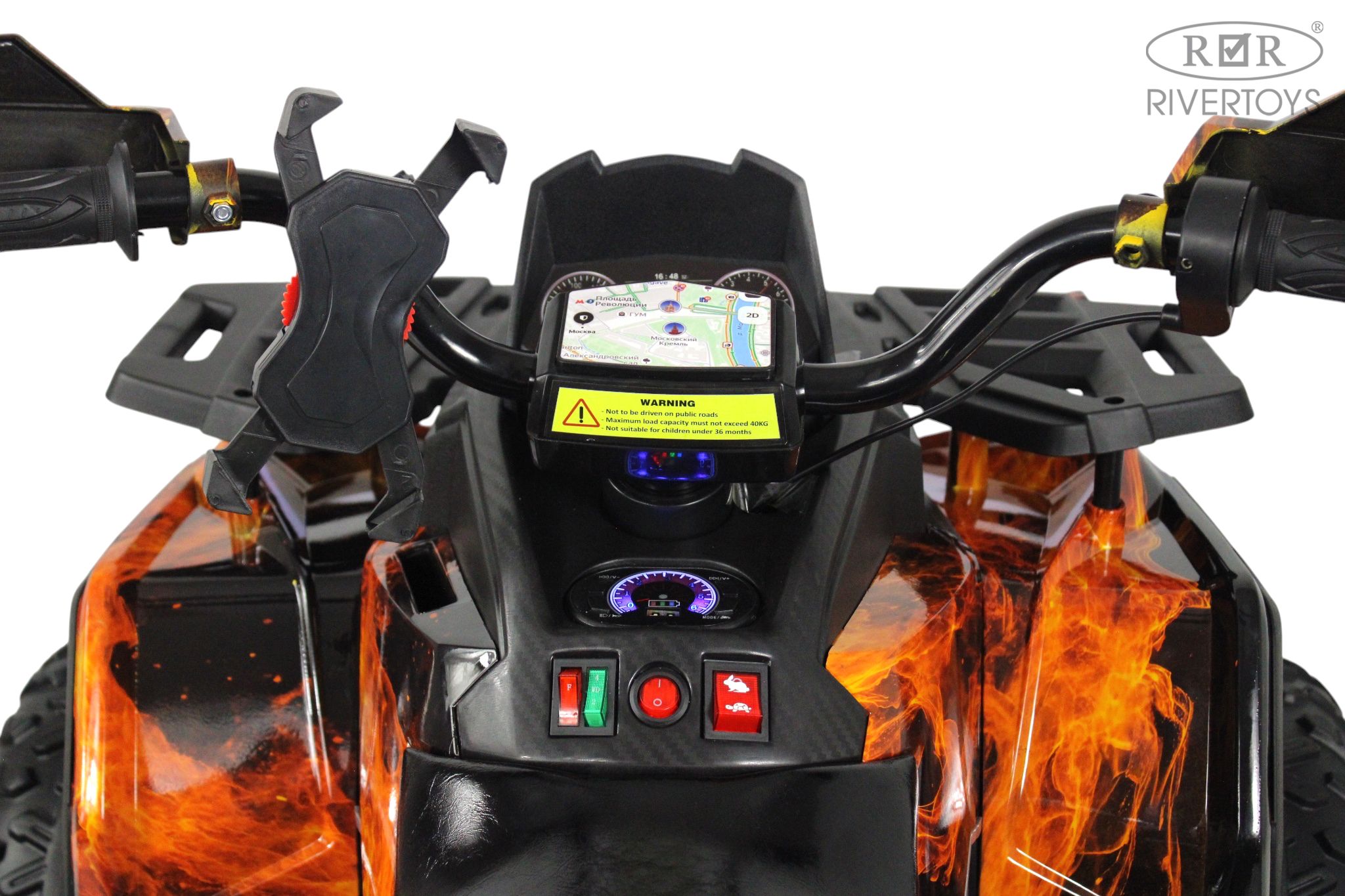 Электромобиль RIVERTOYS Z111ZZ-NEW-FIERY С пультом ДУ - фото 17