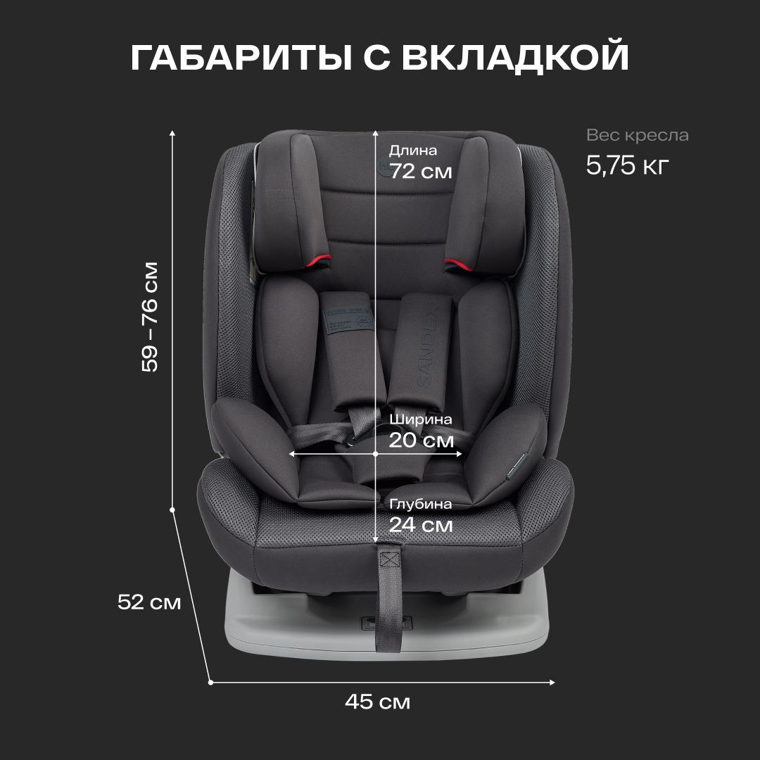Автокресло Happy Baby Sandex 0+/1/2/3 (0-36 кг) - фото 10