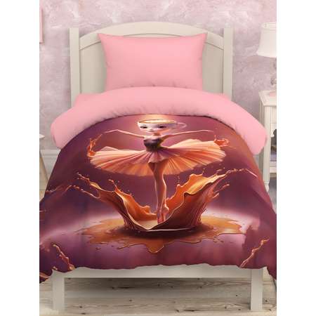 Комплект постельного белья BRAVO kids dreams Балерина поплин полутораспальный 3 предм.