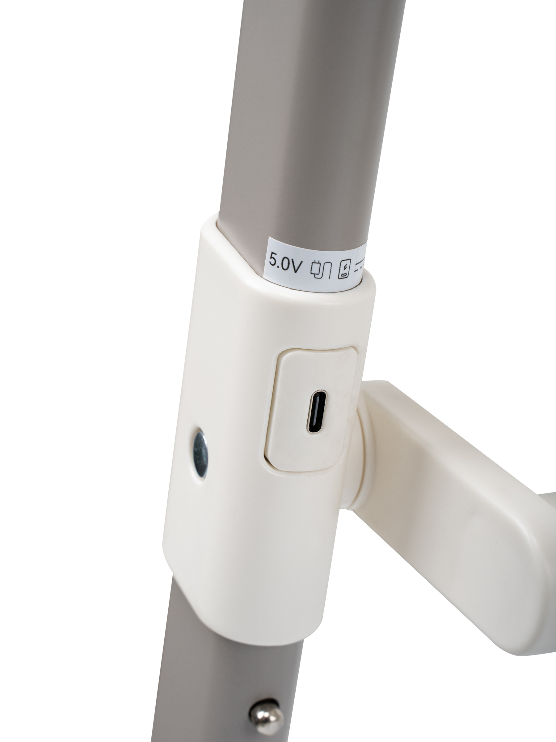 Стульчик для кормления JOVOLA Muza с функцией электрокачели серый - фото 15