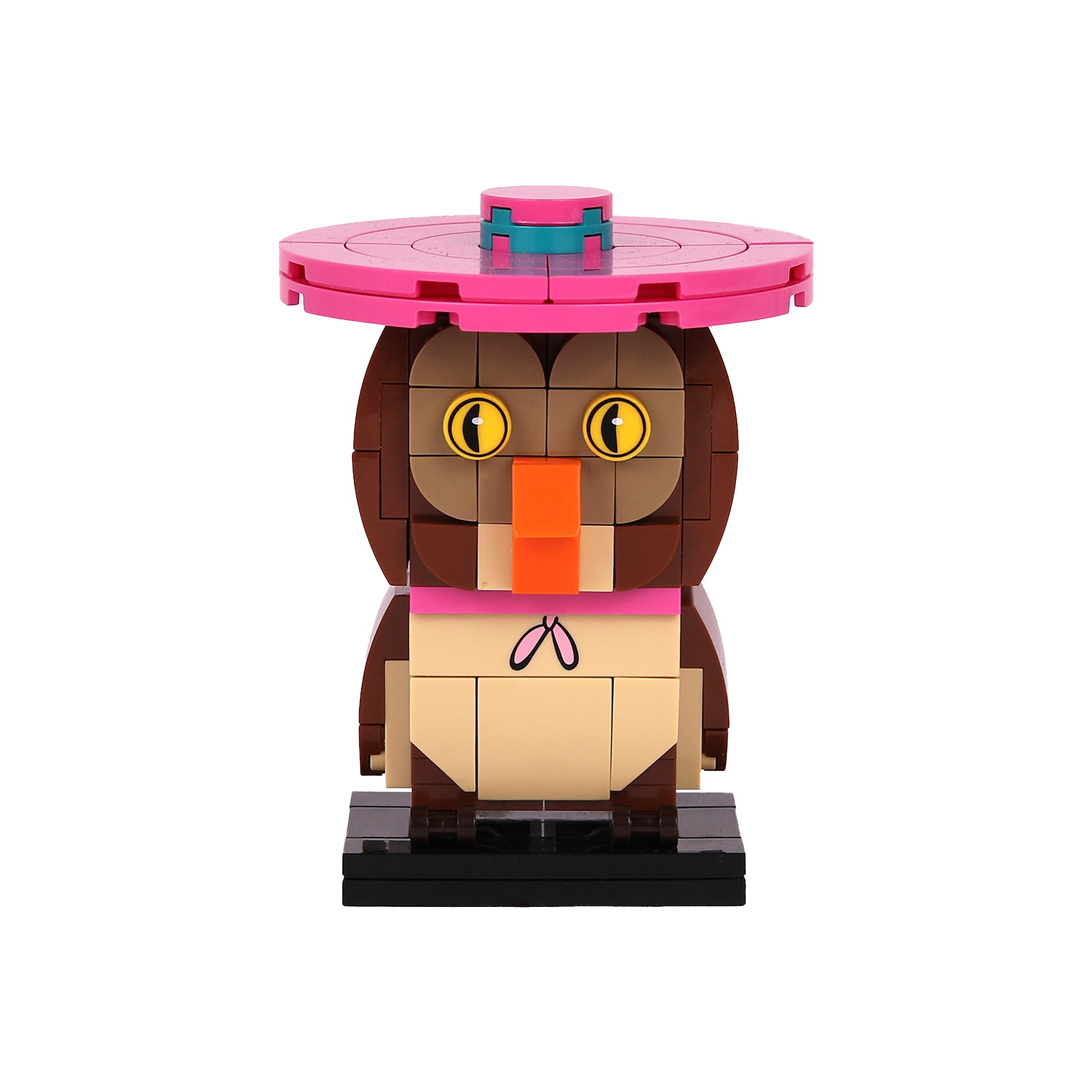 Конструктор brick labs Сова из Винни пуха 109 дет. - фото 1