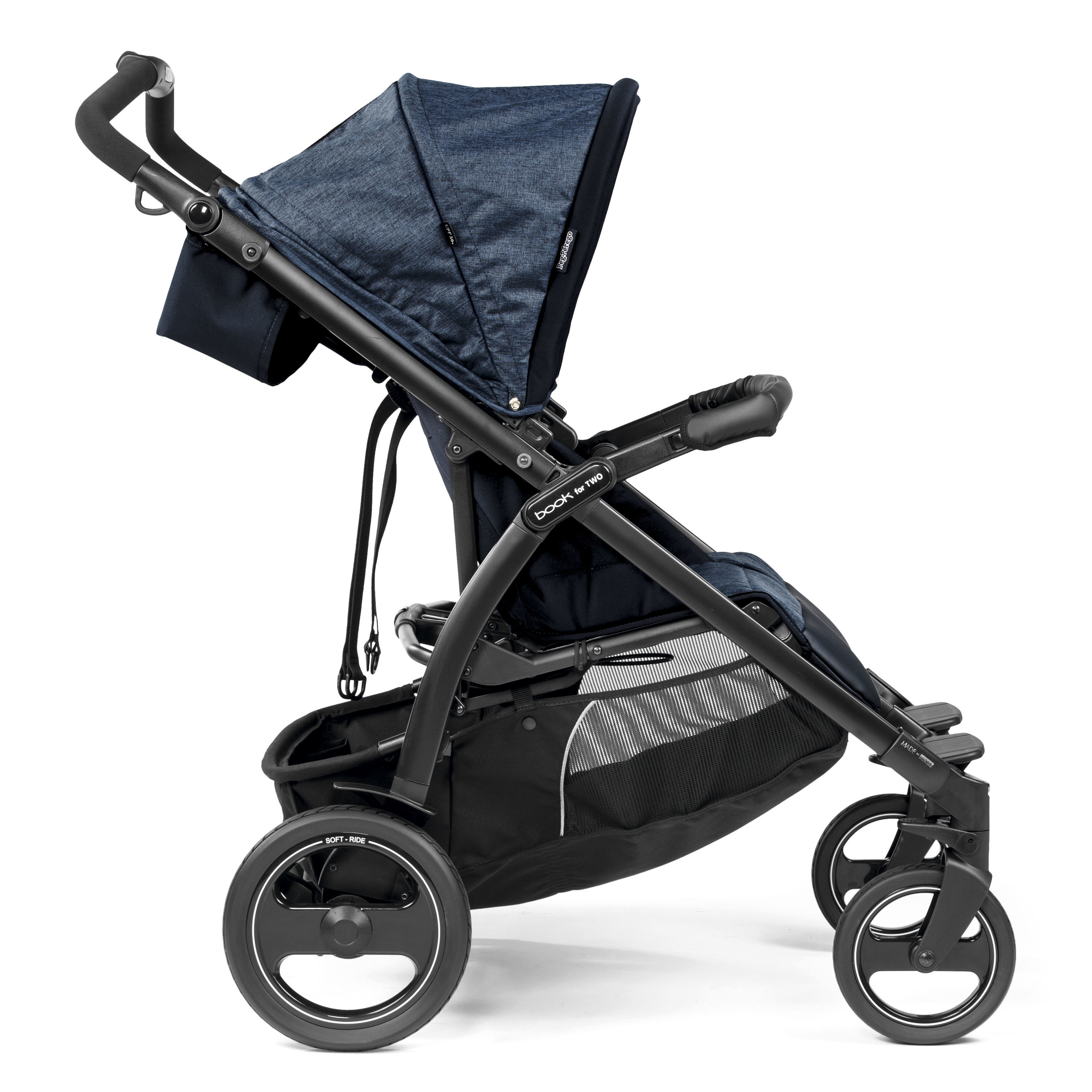 Коляска прогулочная Peg-Perego Book For Two Indigo - фото 4
