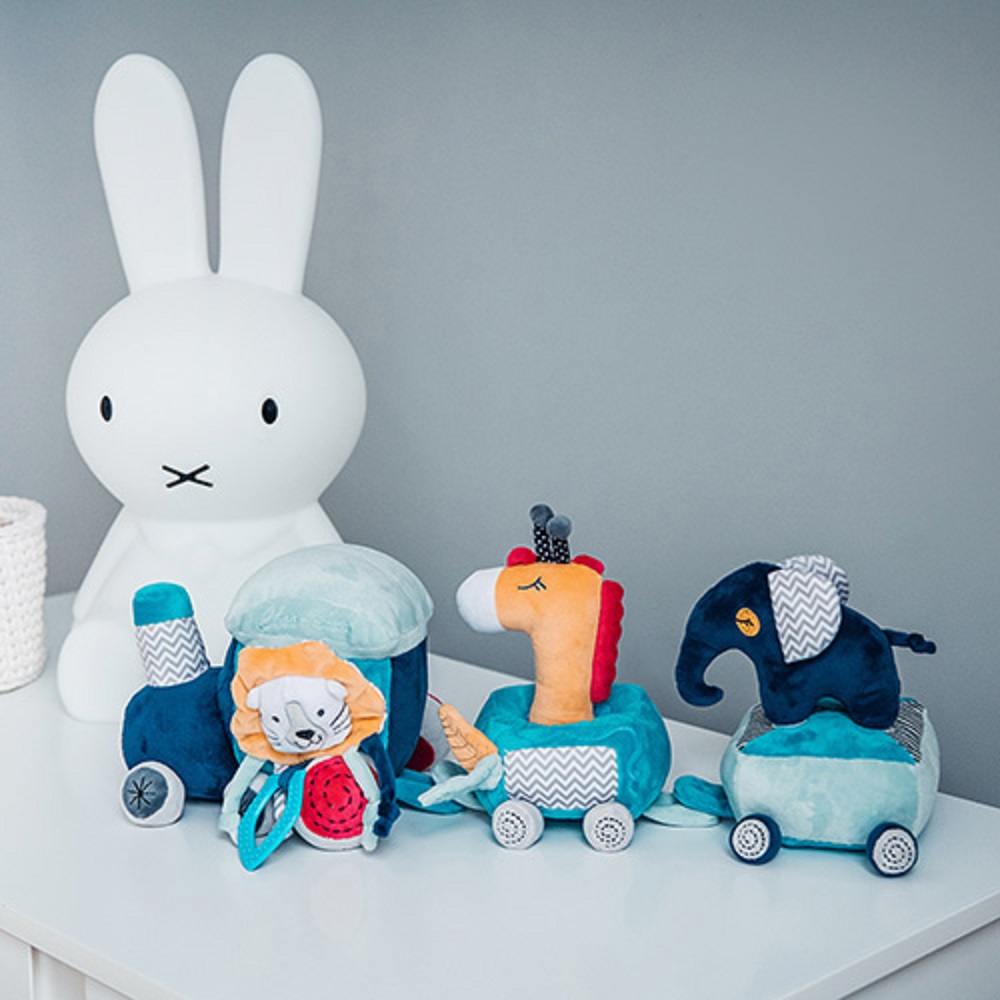 Игрушка мягкая Babyono SAFARI TRAIN 18 см - фото 11