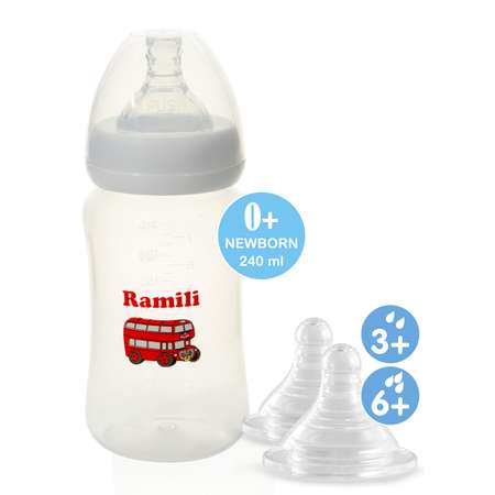 Бутылочка Ramili Anti-Colic 240 мл 4 шт.