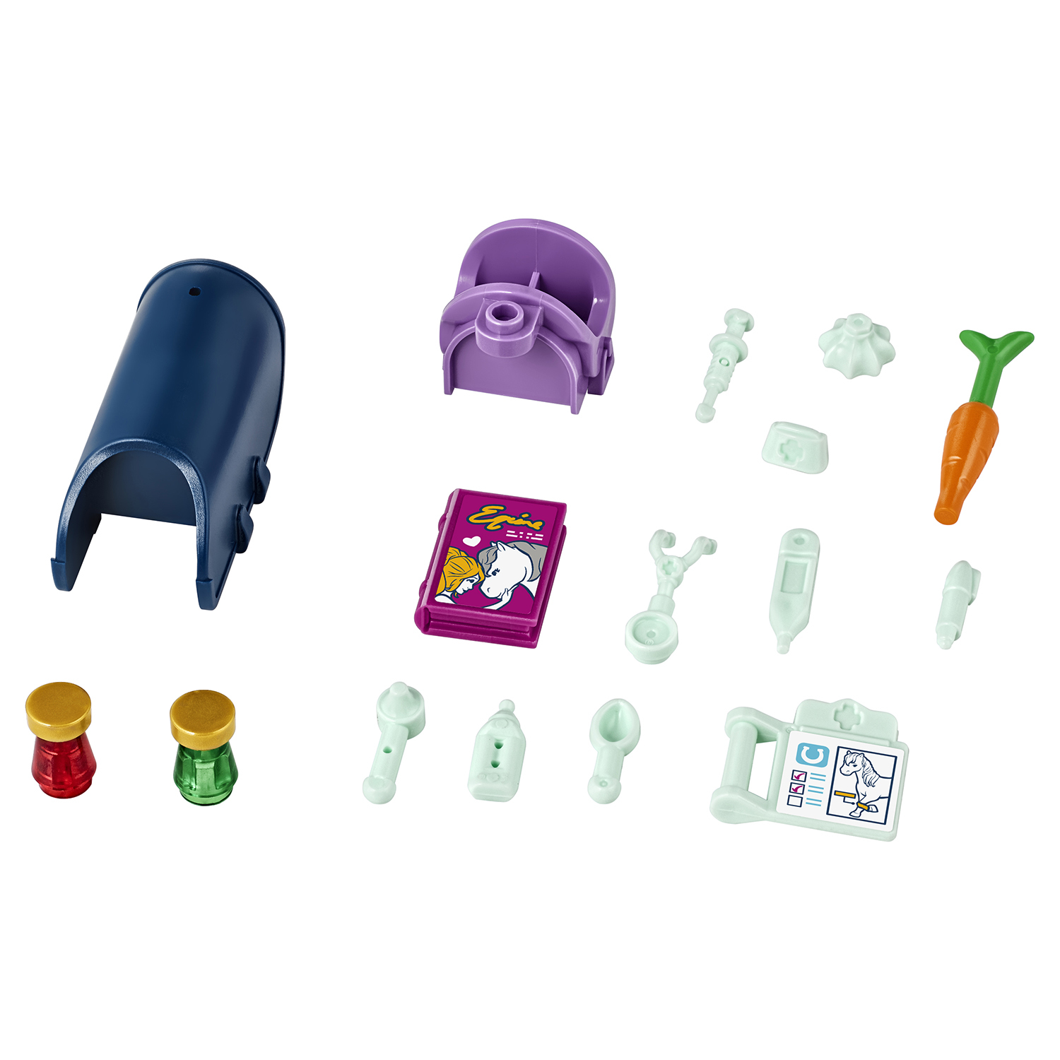 Конструктор LEGO Friends Ветеринарная машина лошадок блочный - фото 19