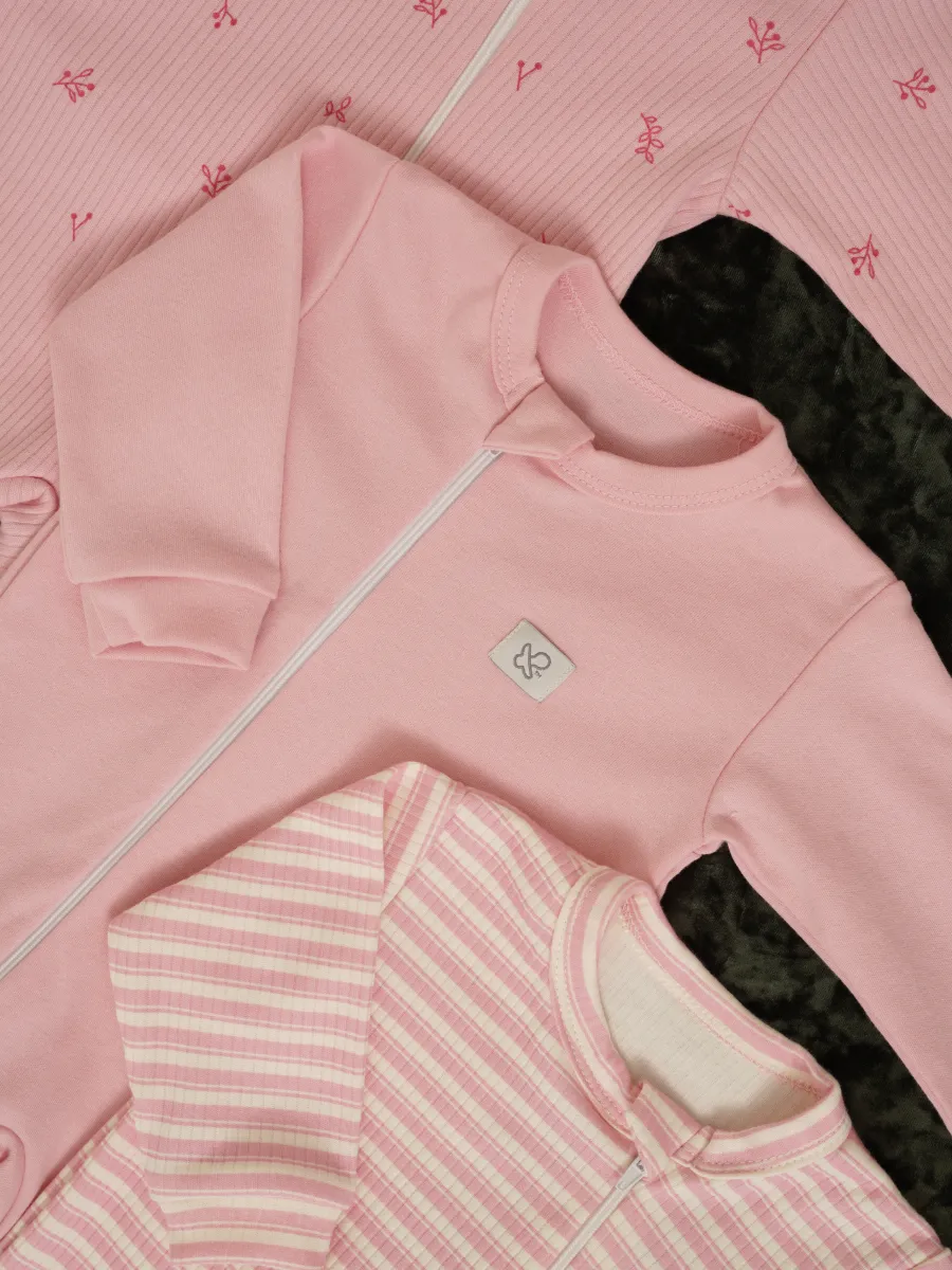 Комбинезон 3 шт Супер Пупс нбр/3пр/кмбнмол/розовыеягодки - фото 23