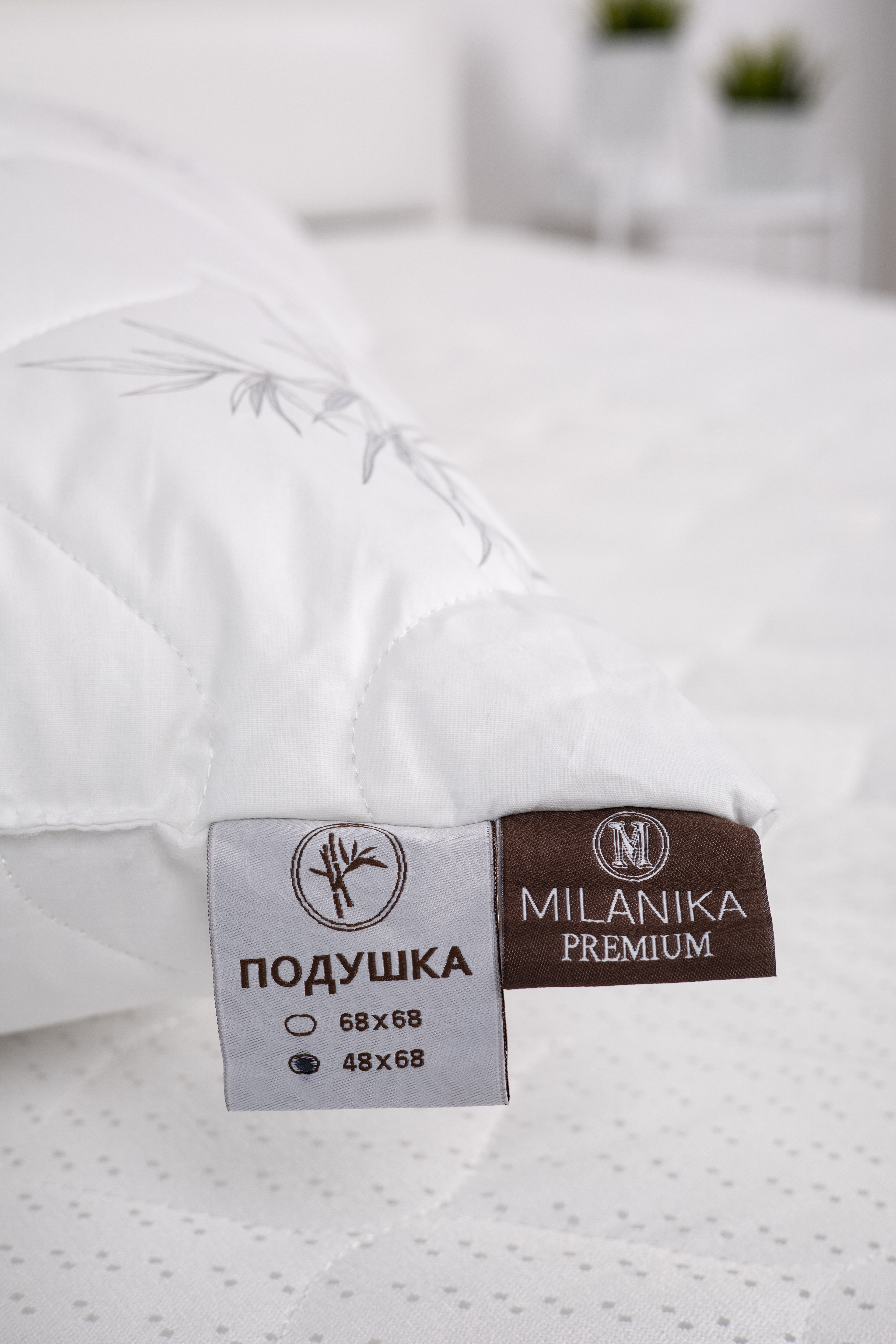 Подушка для сна MILANIKA Бамбук тик 50*70 молния 1 шт - фото 5