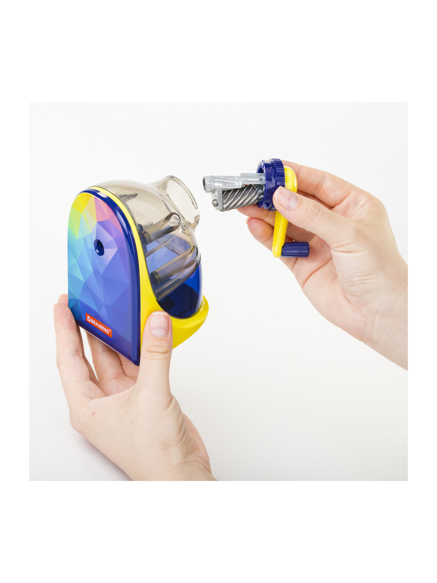 Точилка Brauberg с контейнером для стружки - фото 16