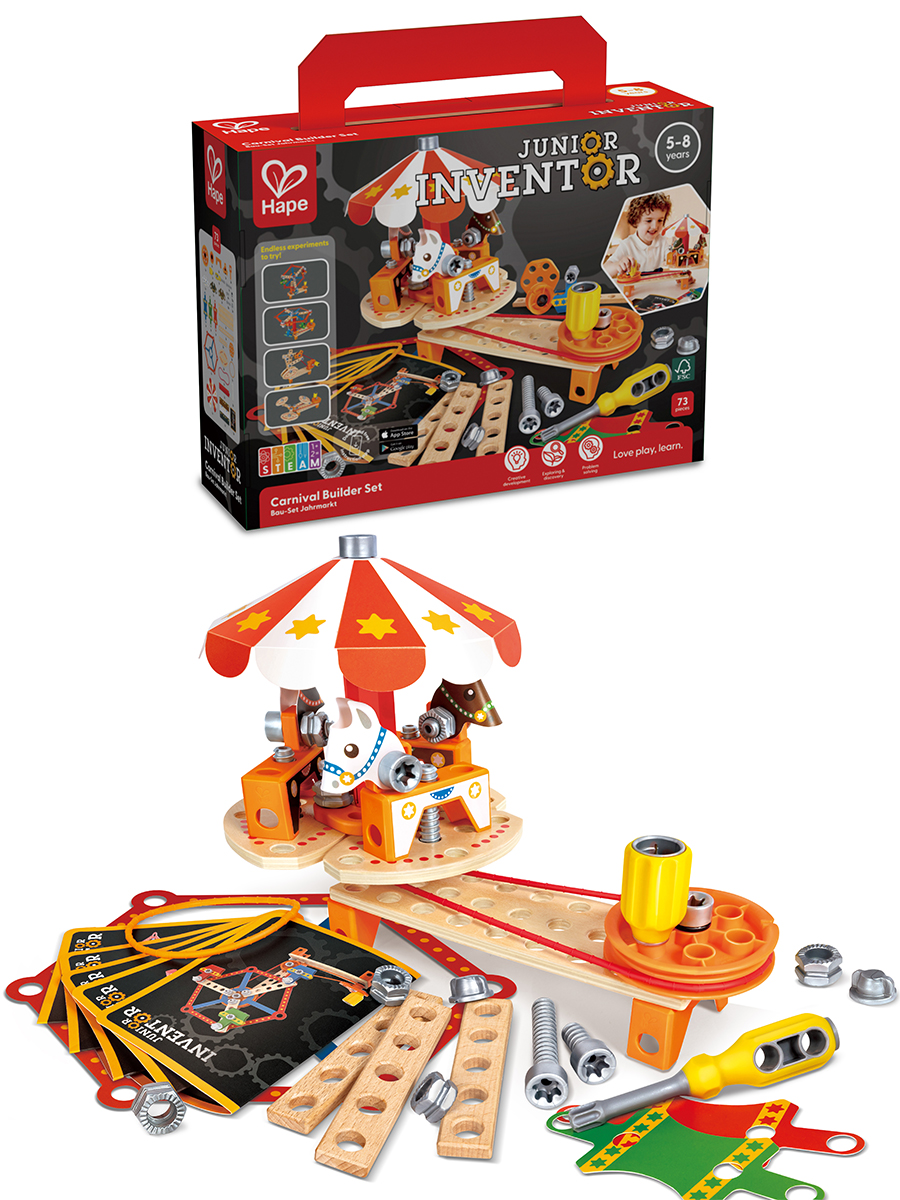 Конструктор Hape Фантазия деревянный 73 дет. - фото 3