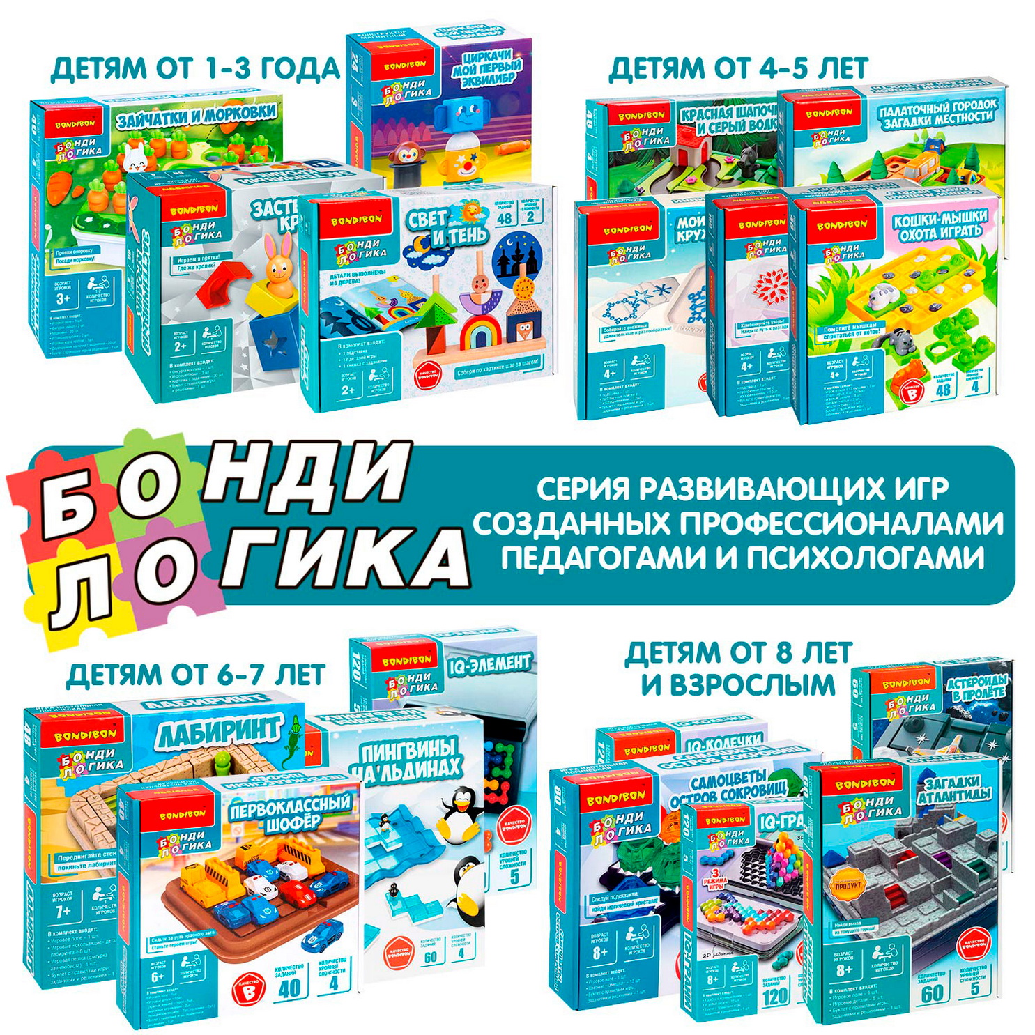 Настольная игра Bondibon для малышей Веселая путаница1 - фото 10