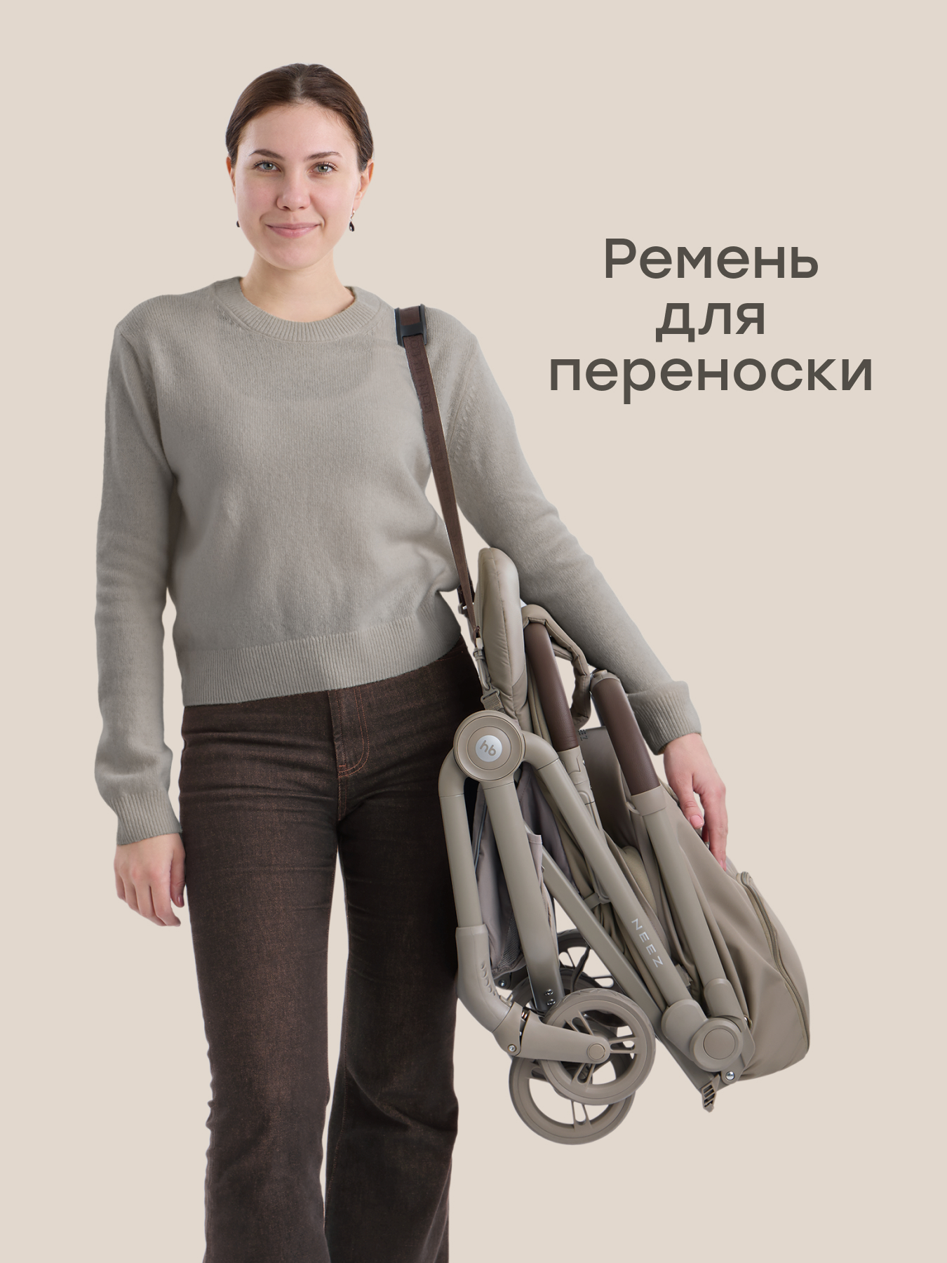 Коляска прогулочная Happy Baby Neez зеленый - фото 12