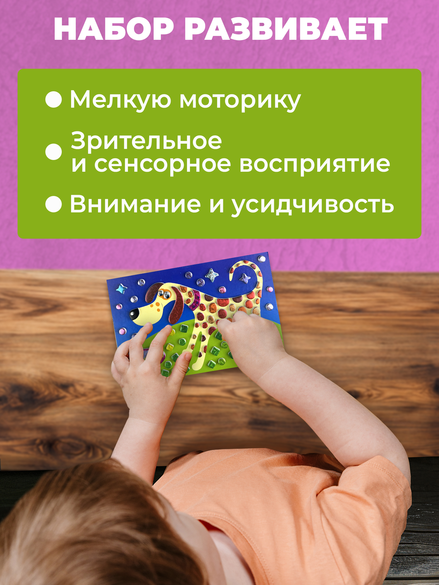 Набор для творчества Дрофа-Медиа аппликация Кошка Собака - фото 4