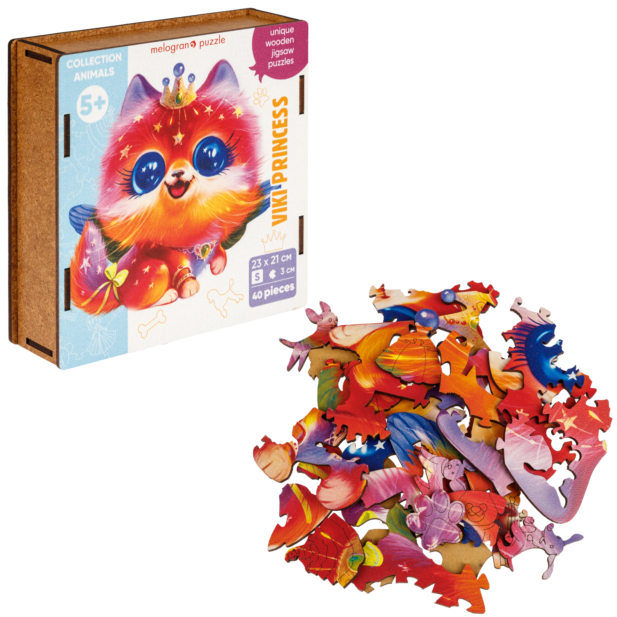 Пазл Melograno puzzle деревянный - фото 2