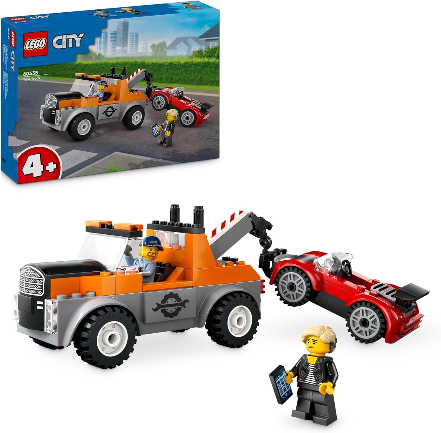 Конструктор LEGO City TowTruck and Sports Car Repair 101 дет. - фото 1