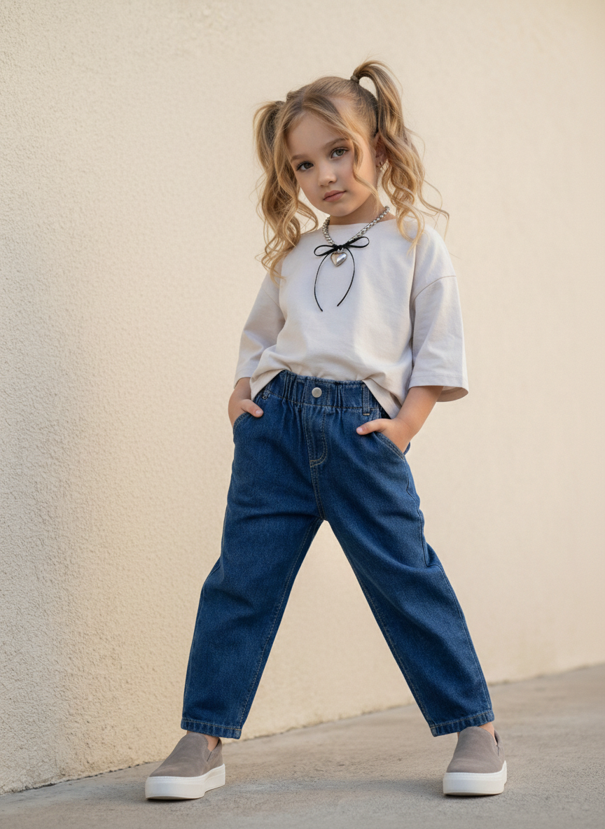 Джинсы Artcher kids Jeans0011Синие - фото 4