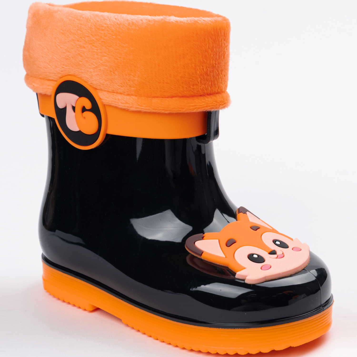 Сапоги резиновые TikkaGo 8U03_2433-1_black-orange - фото 3