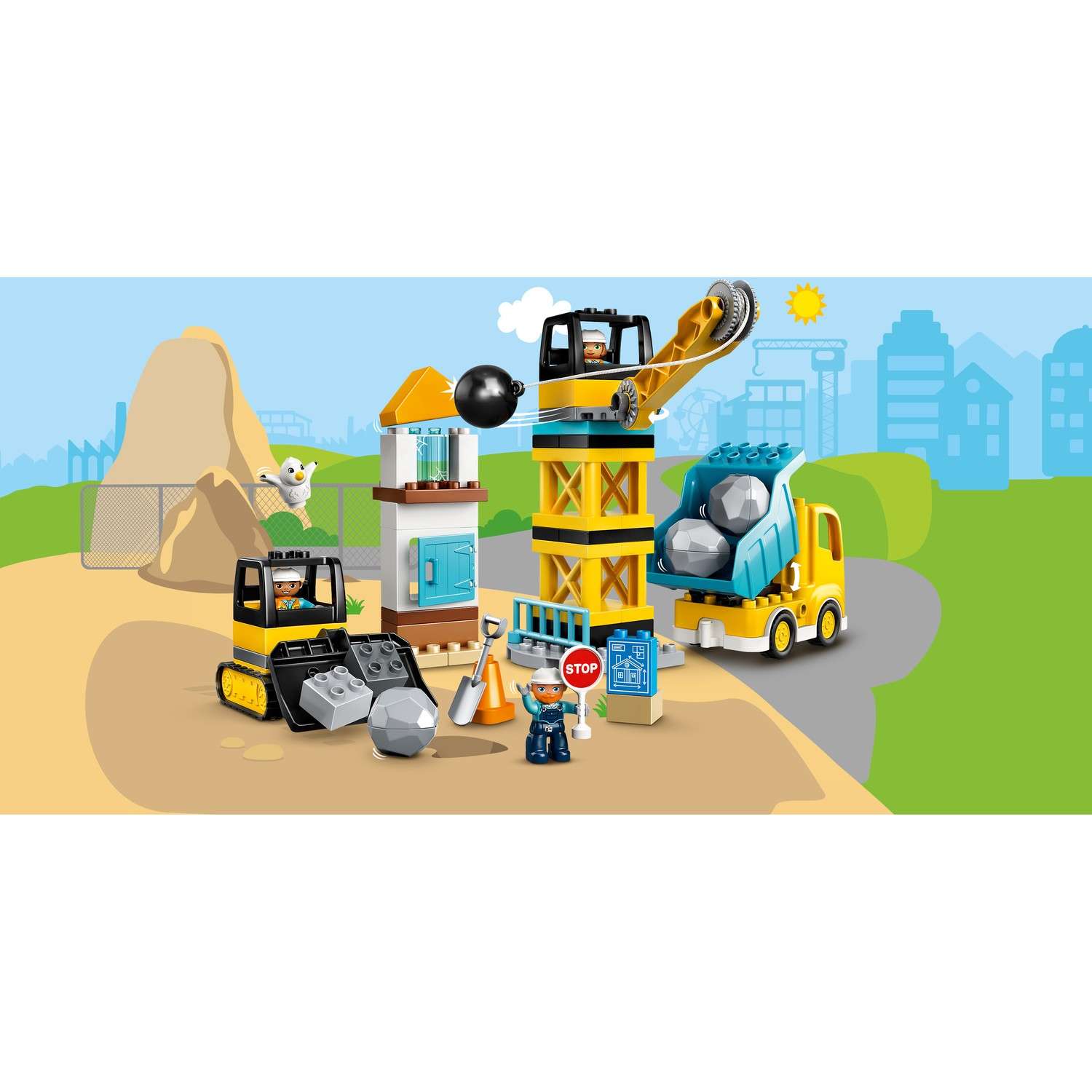 Конструктор LEGO DUPLO Шаровой таран блочный - фото 11