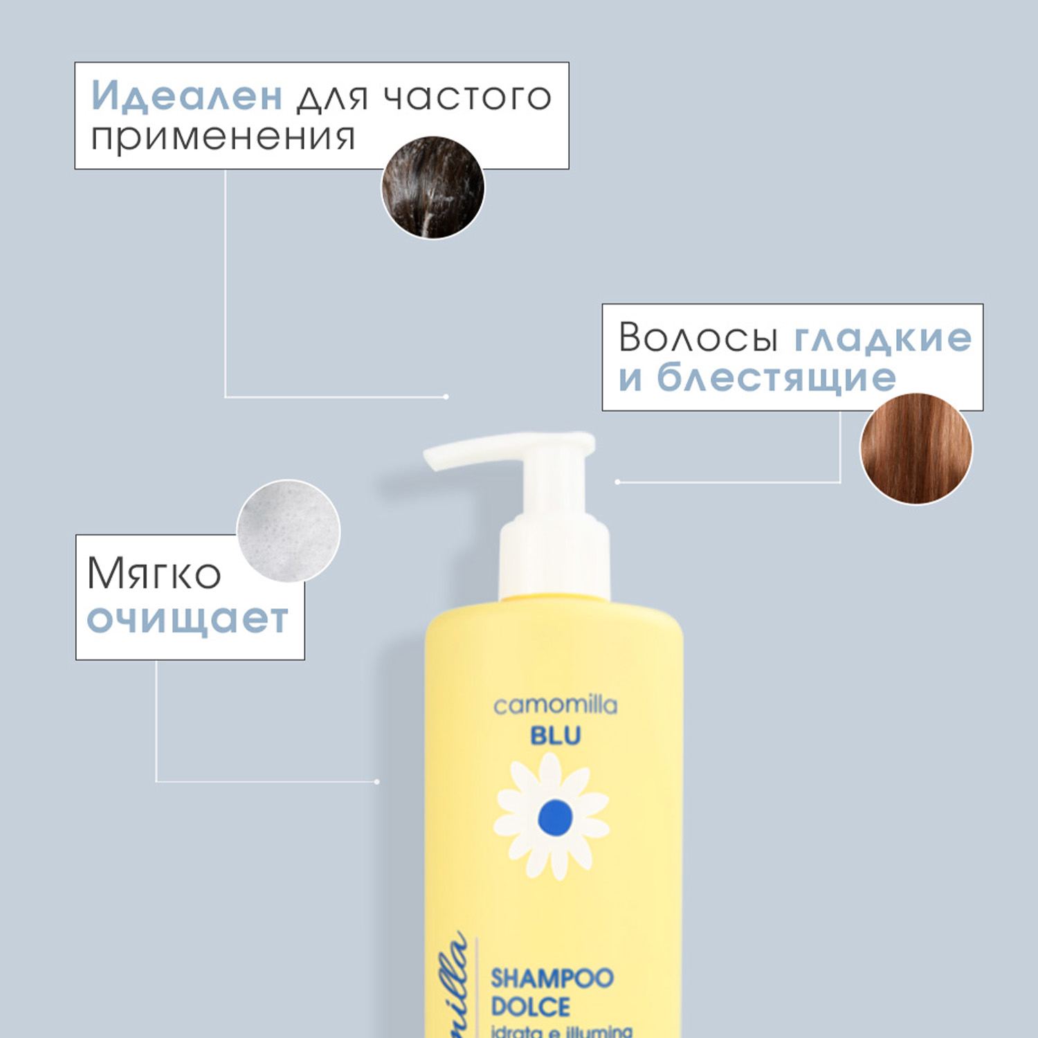 Шампунь Camomilla BLU - фото 4